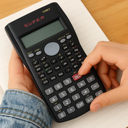 Calculadora Científica Profesional | 240 Funciones Esenciales | Pantalla de 2 Líneas | Ideal para Estudiantes