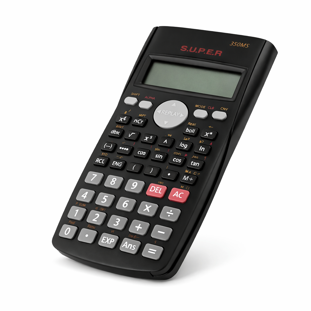 Calculadora Científica Profesional | 240 Funciones Esenciales | Pantalla de 2 Líneas | Ideal para Estudiantes