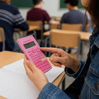 Calculadora Científica Profesional | 240 Funciones Esenciales | Pantalla de 2 Líneas | Ideal para Estudiantes