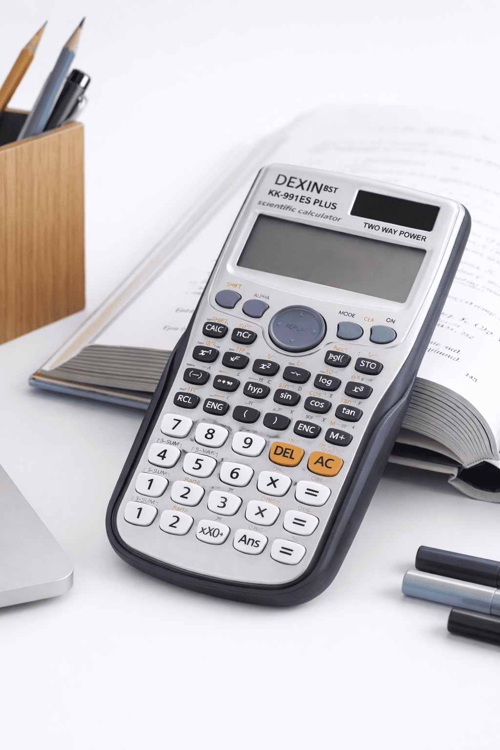 Calculadora Científica Avanzada Fx-991ES Plus | 417 Funciones | Pantalla Natural V.P.A.M. | Ideal para Ingeniería y Ciencias