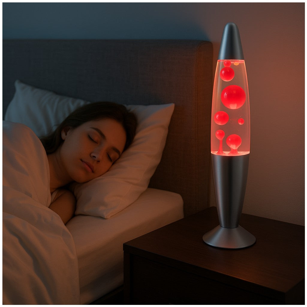 Lámpara Retro Efecto Lava Relajante 35 cm – Diseño Premium