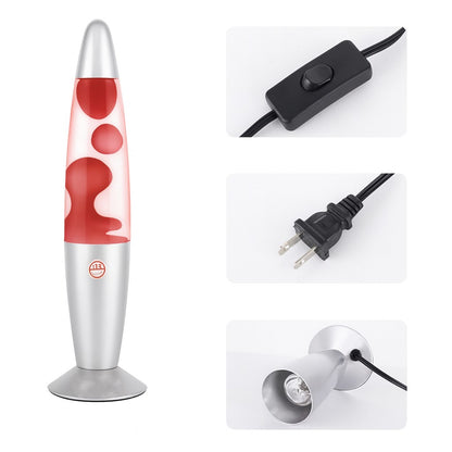 Lámpara Retro Efecto Lava Relajante 35 cm – Diseño Premium