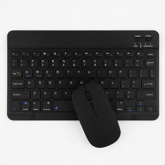 Combo Oficina Pro: Teclado Inalámbrico Recargable + Mouse a Pilas